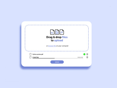 File Upload #DailyUI dailyui file ui upload ux