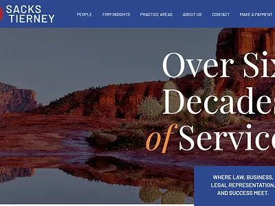 Sacks Tierney P.A. Web Design law firm logo design law firm web design law firm website law firm website design