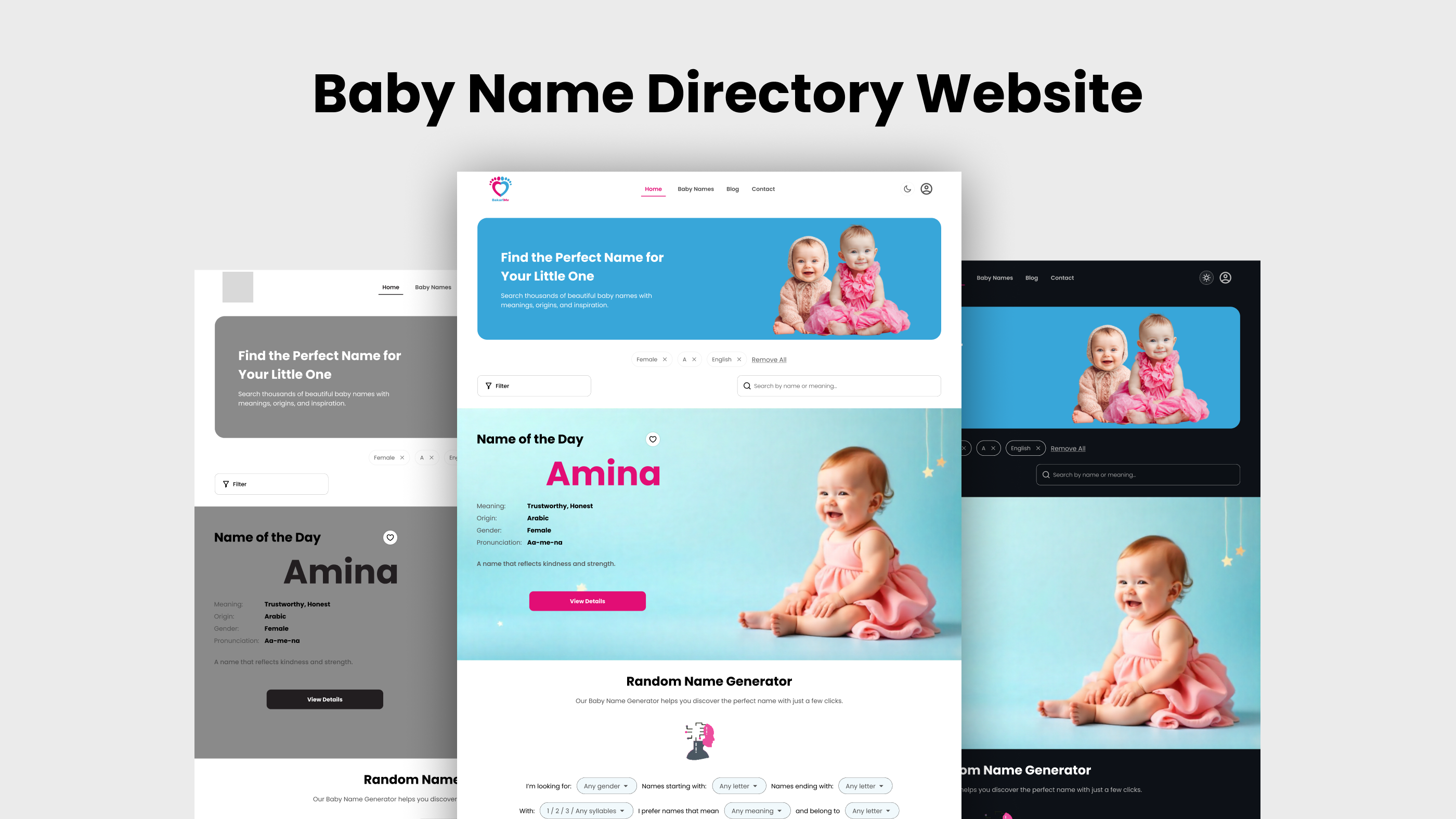 Example of Website Design In Figma