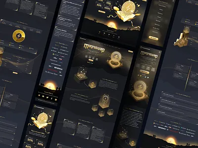 Defi Blockchain Landing Page crypto finance