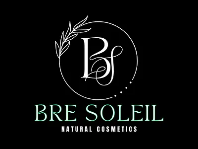 BRE SOLIEL - A COSMETICS BRAND LOGO branding design graphic design illustration logo motion graphics typography ui ux vector