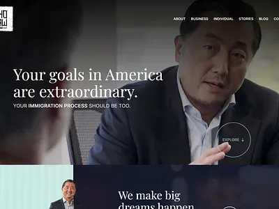 Cho Law, LLC Web Design law firm logo design law firm web design law firm website law firm website design