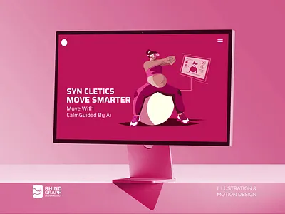 Syn Cletics AI & Maternity Wellness 3d animation graphic design health icon icon set illustration landing landing page medical motion motion graphics pregnant self care sport ui ui motion vector website yoga