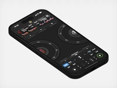 Djay App Concept algoriddim app app design concept design dj djay interface ios iphone mobile mobile design product design ui ux