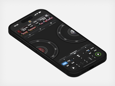 Djay App Concept algoriddim app app design concept design dj djay interface ios iphone mobile mobile design product design ui ux