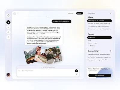 ⬆️ AI Chat and Workspace Management UI task management