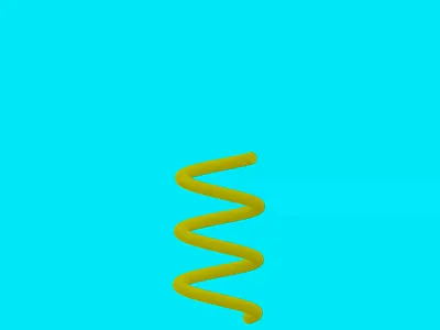 Smooth 3D Helix Loop | Spline 3D Animation ui motion