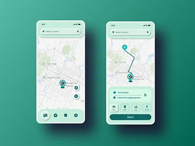 Daily UI - Day 29 - Map Design branding graphic design ui