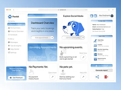 Pawbit Dashboard UI branding logo ui