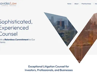 Varnavides Law, PC Web Design law firm logo design law firm web design law firm website law firm website design