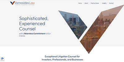 Varnavides Law, PC Web Design law firm logo design law firm web design law firm website law firm website design