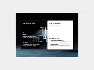 Mission & Vision design mission product design ui ux uxui vision