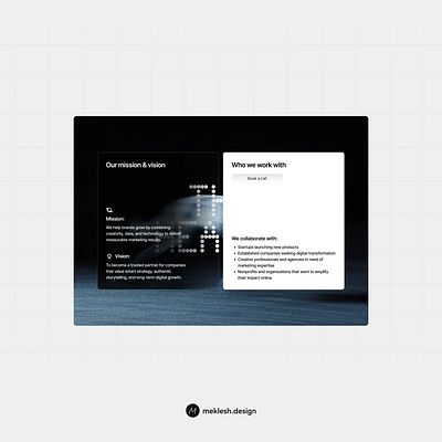 Mission & Vision design mission product design ui ux uxui vision