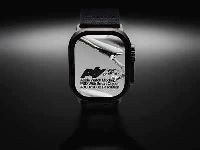 Apple Watch Ultra mockup by Ply 3d 3d mockup branding design graphic design illustration logo mockup ui