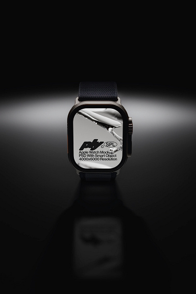 Apple Watch Ultra mockup by Ply 3d 3d mockup branding design graphic design illustration logo mockup ui