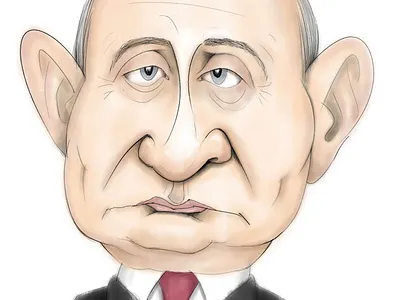 Vladimir Putin caricature caricature cartoon funny leader portrait putin russia