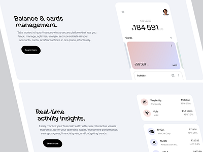 Axora website part app crypto design fintech fintech web gradient ios manage managment mobile stock ui ui design ux web web design website