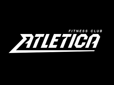 Logotype fitness club animation atletica fitness club gym logobaker logotype
