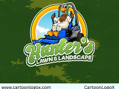 Custom Cartoon Lawn Care Logo Design | Branding by CartoonLogoX branding business branding cartoon logo creative design creativebranding graphic design lawn care logo logo logo design logo design portfolio mascot logo professional logo design