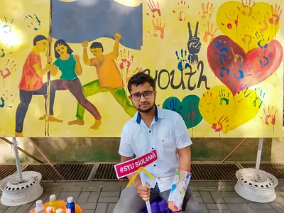 Youth Art advertising art artwork branding design gallery graphic design illustration oilpainting sinhala sri lanka