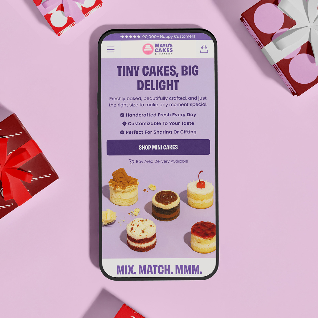 Mayu's Bakery - Homepage Design