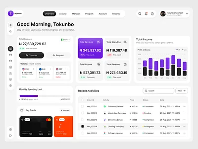 My Monie- Fintech website dashboard admin dashboard dashboard fintech graphic design landing page ui ux website