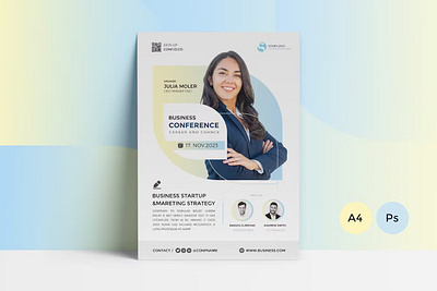 Business Conference 2023 agency annual annual report brochure brochure 2023 business business brochure company company profile corporate identity indesign portfolio print printable project proposal report template