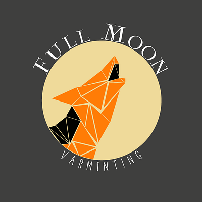 Full Moon Logo branding design graphic design logo