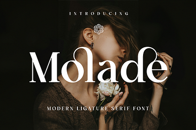 Molade - Modern Ligature Serif Font branding brnding design display elegant font fonts graphic design modern modern font premium serif font