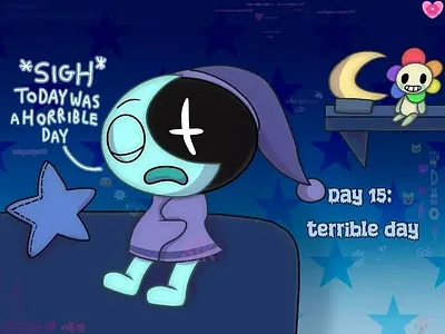 Traumatober Day 15: terrible day art post art tag digital art drawing fan art illustration