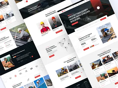 Roofing landing page Website Design commercialroofing landing page residentialroofing roofdesign roofing service roofing website roofingcontractor roofingmaterials roofinstallation roofmaintenance roofrepair rooping landing page service website ui uiux web design
