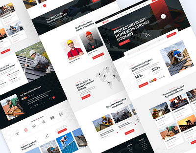 Roofing landing page Website Design commercialroofing landing page residentialroofing roofdesign roofing service roofing website roofingcontractor roofingmaterials roofinstallation roofmaintenance roofrepair rooping landing page service website ui uiux web design