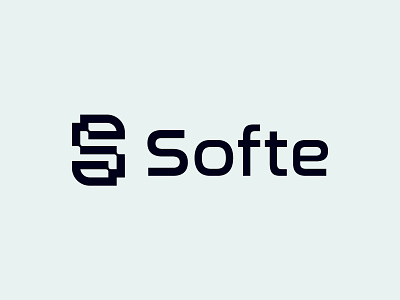 Softe logo design brand identity brand mark corporate costom letter finance lech branding lettermark logo logo mark modern monogram s initial s tech softe symbol technology visual