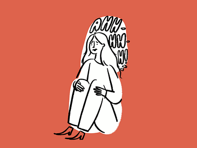 Internal scream 😱 design doodle funny illo illustration internal scream lol sketch