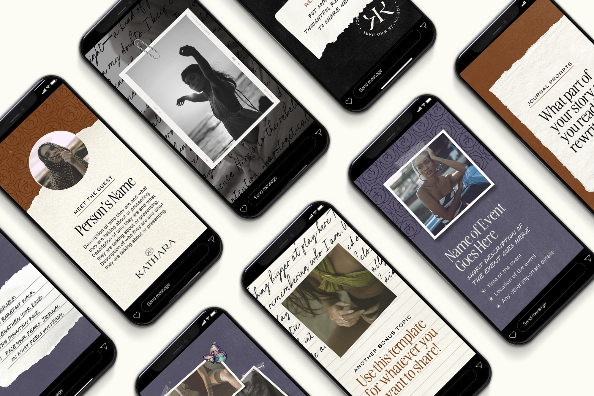 Kathara Brand Design brand design branding design graphic design illustration logo social media templates typography vector