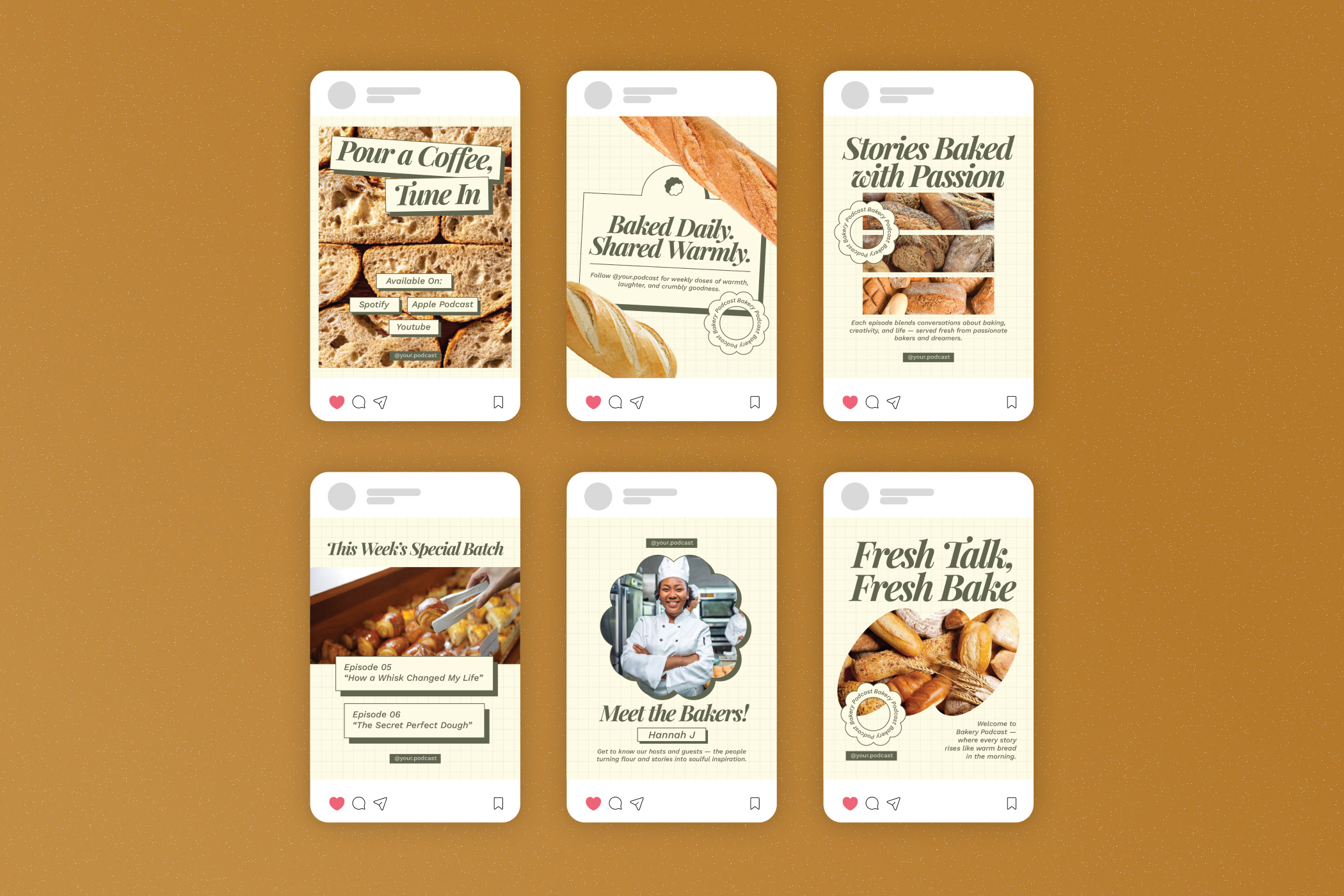 Bakery Podcast - Instagram Post patisserie