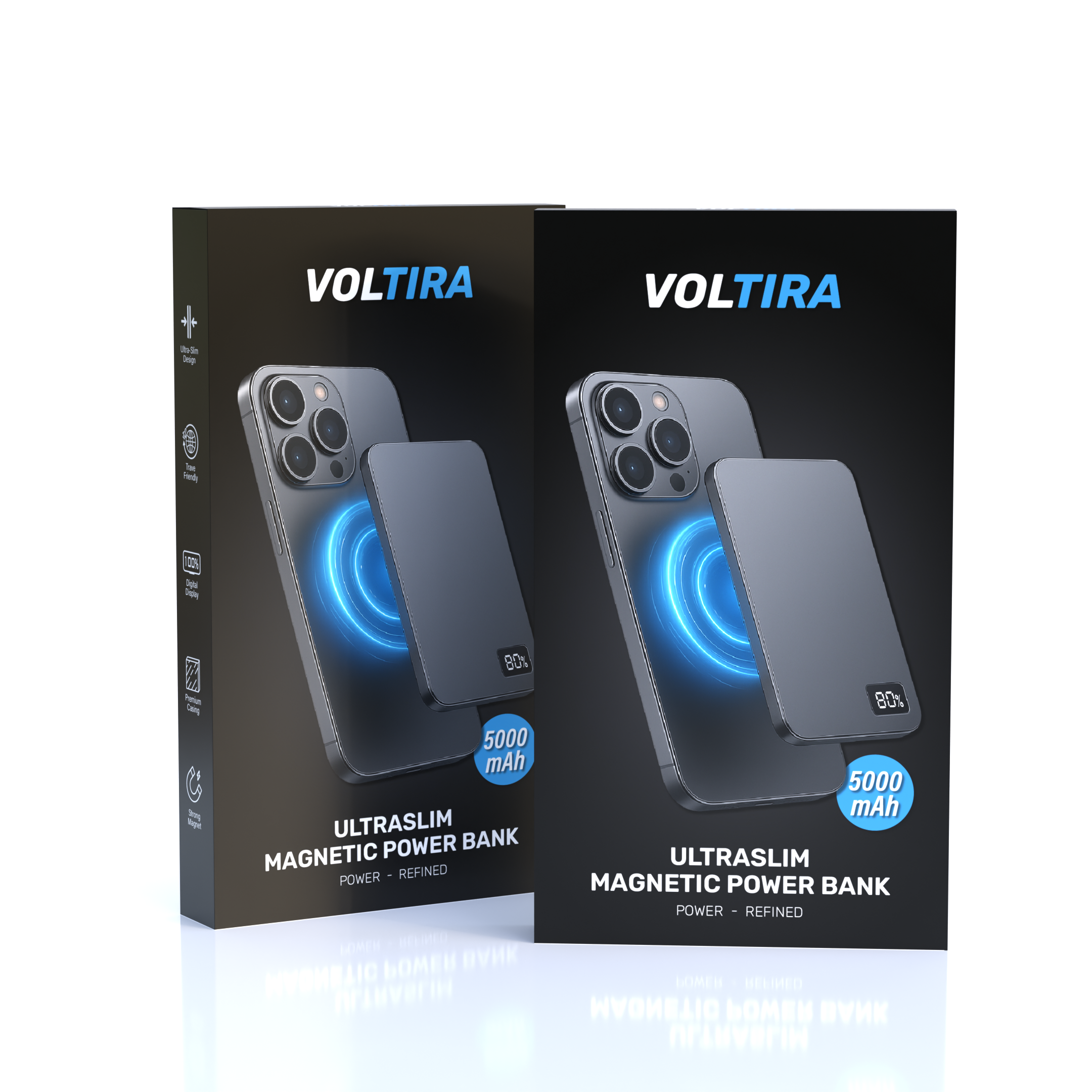 Voltira Magnetic Power Bank Packaging Design umairarif