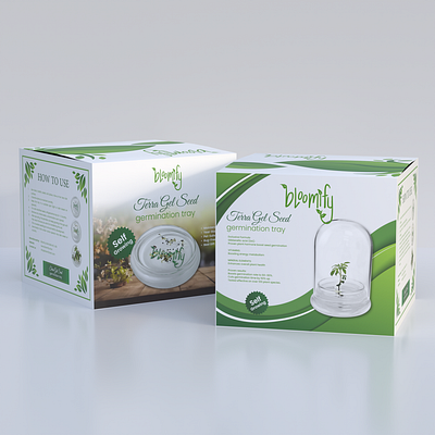 Bloomify Terrarium Box Packaging Design umairarif