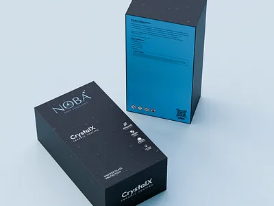 Nobá ChromeX Ceramic Coating Packaging Design umairarif