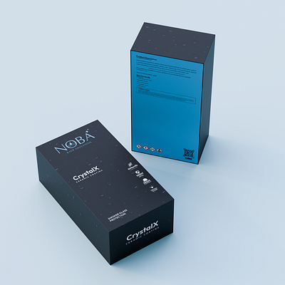 Nobá ChromeX Ceramic Coating Packaging Design umairarif