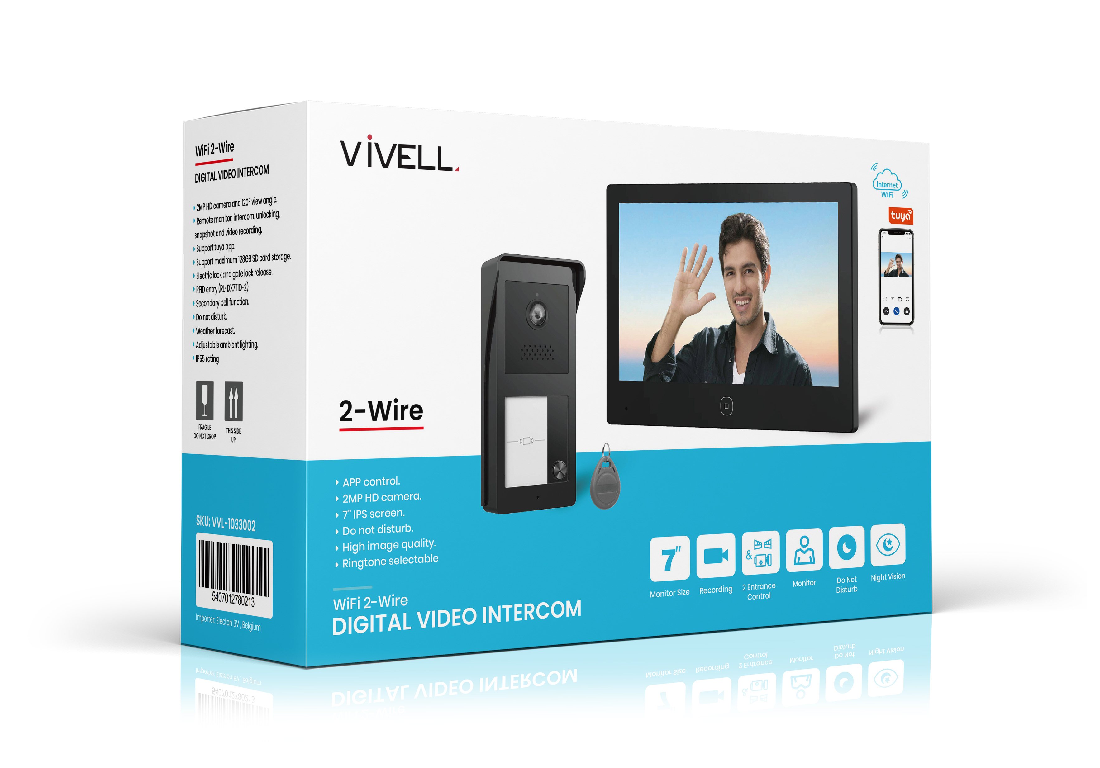 Vivell Digital Video Intercom Packaging Design umairarif