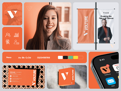 Volture - logo design - Brand identity - Brand Guideline brand brand book brand identity brand sign brand style brand styleguide branding business logo dribbble graphic design identity branding jabel kahaf logo logo design logo mark logo ui minimal branding