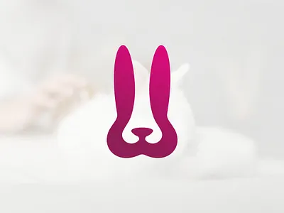 Rabbit animal branding fimbird graphic design khargosh logo logodesigner rabbit