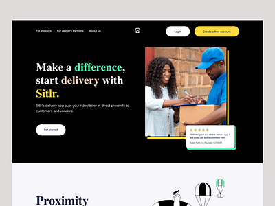 Landing Page branding landing page ui ux