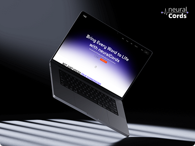 neuralCords - Landing Page branding design figma illustration landing page ui ux web design webpage