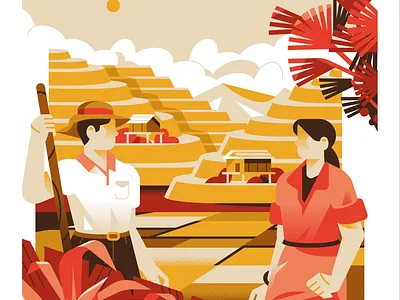 FAO (United Nations) - Report 2025 - Gender Equality agriculture animation character environment equality fao gender geometric illustration nature united nations