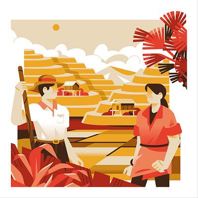 FAO (United Nations) - Report 2025 - Gender Equality agriculture animation character environment equality fao gender geometric illustration nature united nations