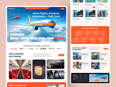 Flight Booking Website Design booking landing page booking service landing page booking services website booking website flight booking landing page flight booking website flight booking hotel booking landing page landingpage online ticket ticket travel booking services web design website website design website designer