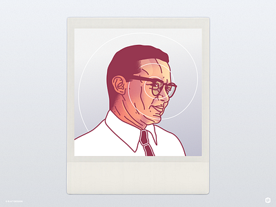 Paul Rand art artwork design digital illustration graphic design illustration portrait tribute