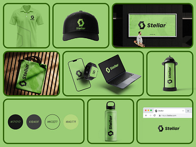 "Stellar" Logo Branding Design (Unused) best branding design brand identity brand mark branding clean brand company branding creative branding custom branding full branding graphic design logo logo branding logos logotype memorable brand minimal modern branding simple brand tech branding visual branding